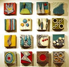 Artist Ed Kate Coleman Ceramic Wall Tiles 4 X 4 30 Each Designs In Stock Will Vary Contact Us For Availa Clay Wall Art Ceramic Wall Art Ceramic Tile Art