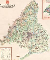 Plano de ciudad, mapa de carretera y mapa turístico madrid, con los hoteles, los lugares turísticos y los restaurantes michelin madrid. Maps Of Community Of Madrid Touristic Map Mapa Owje Com