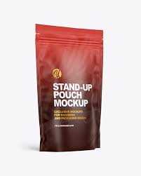 Download Paper Stand Up Pouch Mockup In Pouch Mockups On Yellow Images Object Mockups PSD Mockup Templates