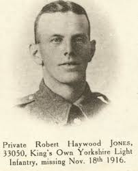 Private Robert Haywood Jones (1882-1916)