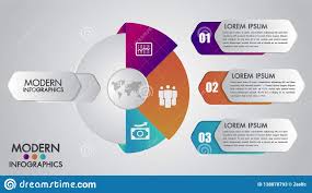 Business Infographics Template For Diagram Graph