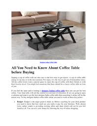 And i always have a few trinkets on top of whatever pile of books are on the table. Ppt All You Need To Know About Coffee Table Before Buying Powerpoint Presentation Id 7720743