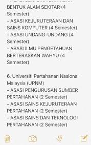 Biasanya terdapat tiga pengambilan setahun dan kelayakan kemasukan yang diterima adalah spm (5 kredit) universiti pertahanan nasional malaysia (www.upnm.edu.my) menawarkan program asasi perubatan, pengurusan dan strategi, dan. Magnus 41 On Twitter Admin Nak Share Siapa Yang Minat Nak Buat Foundation Asasi Goodluck Https T Co Aprrmgu9zj