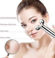 Crystal Touch Dual-Roller 3D Sculpting Face Lift Massager Tool : Amazon.in:  Health & Personal Care