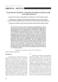 Popularly known as the green journal, obstetrics & gynecology has been published since 1953. Pdf Is Grandmultiparity A Significant Risk Factor In This New Millennium