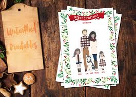 Celebrations are exciting, and custom photo cards and invitations mark these occasions in a special way. Custom Illustrated Family Christmas Card From Etsy 55 And Up The Best Websites To Create Beautiful Family Holiday Cards This Season Popsugar Family Photo 57