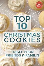 Our Top 10 Christmas Cookie Recipes Cookies Recipes Christmas Top Christmas Cookies Best Christmas Cookie Recipe