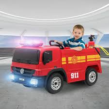 Power Wheels Fire Truck With Water Gun Shop Clothing Shoes Online