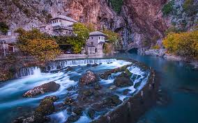 Ultra hd wallpapers 4k, 5k and 8k backgrounds for desktop and mobile. Hd Wallpaper Blagaj Tekija Beautiful Monastery On The River Buna Mostar Bosnia And Herzegovina 4k Ultra Hd Desktop Wallpapers For Computers Laptop Tablet And Mobile Phones 3840 2400 Wallpaper Flare