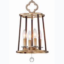 Minka Lavery 4832 690 Pale Gold Distressed Bronze Ava Libertine 4 Light 10 Wide Crystal Full Size Pendant With Crystal Accents Lightingdirect Com
