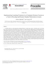 Learn more about each institution's diploma in computer science and find out which college / university suits you best. Pdf Implementing Learning Contracts In A Computer Science Course As A Tool To Develop And Sustain Student Motivation To Learn