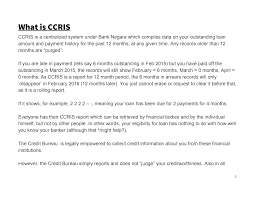 How to be removed from ccris blacklist? 2