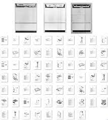 To repair, open the dishwasher door and pull out the lower dishrack. Dishwasher Library Kitchenaid 17 Series Dishwasher Parts Catalog