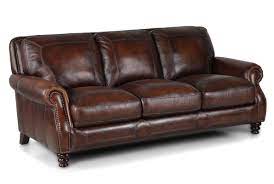 Darby Home Co Goldhorn Leather Sofa Genuine Leather Sofa Real Leather Sofas Genuine Leather Furniture