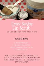 Easy Sugar Lip Scrub Recipe For Kissable Lips With Peppermint Oil