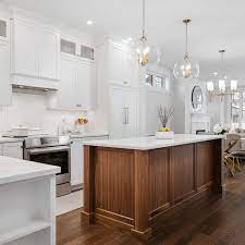 borebank interior design portfolio winnipeg custom designed white kitchen with walnut island and b residential interior design white cabinetry walnut island