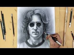 Gambar Sketsa Wajah John Lennon Menggunakan Pensil Youtube Di 2020 Sketsa Wajah Wajah Sketsa