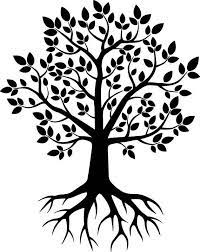 Tree Svg Tree With Roots Silhouette Png Png Roots Silhouette Svg Tree Tree Svg Silhouette Png Family Tree Mural