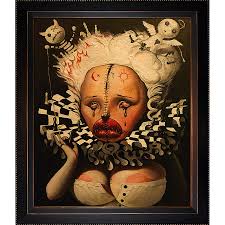 ArtistBe Life Is Just A Funny Game Adrian Borda Bronze Wood Framed 26-in H  x 22-in W Figurative Print