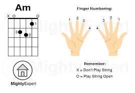 Use two simple methods to find the notes that make up minor chords. How To Play A Minor Am Chord On Guitar Finger Positions Images