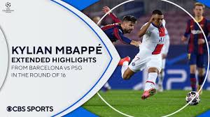 Dembele, griezmann and messi in attack. Kylian Mbappe Extended Highlights From Barcelona Vs Psg Round Of 16 Ucl On Cbs Sports Youtube