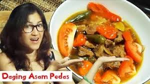 Dengan sudip ini, wajan tidak akan tergores dan daging ikan. Masak Daging Asam Pedas Enak Dan Cepat Youtube