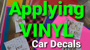 At the initial stage apply some rubbing alcohol on the windows of your cars and clean them thoroughly with a scrubber. Shorts How To Apply Vinyl Vinyl Cardecal Applying A Car Decal Sample Car26 Com