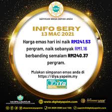 For more information and source,. Sery Harga Emas Sery 13 Mac 2021 Selain Emas 999 Facebook