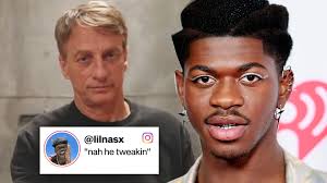 Lil nas x is officially a national treasure. How Lil Nas X S Apparent Feud With Tony Hawk Made Nah He Tweakin A Viral Super Meme Entertainment Tonight