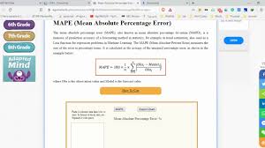 You can also simply drag and drop the selected cells and click ok. How Can I Calculate Mape