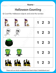 Each math worksheet has an answer sheet attached on the second page, making easy for teachers and parents to use. Halloween Math Worksheets For Grade 1 3 Your Home Teacher