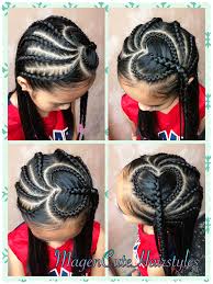 Heart Shape Dutch Braid Style Kids Hairstyles Natural Hair Styles Hair Styles