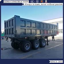Dual exhaust, crosslock, 20,000 lb. Heavy Duty Dump Body Tri Axle Tipper Truck Dump Semi Trailer For Sale China Dump Semi Trailer Dump Trailer Made In China Com