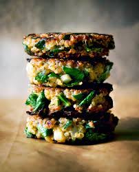Quinoa Swiss Chard Patties Avocado Tahini Dip Occasionally Eggs