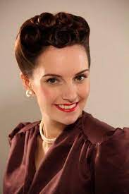 Victory Rolls 1940s Hairstyles Vintage Hairstyles Retro Hairstyles