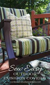 It is elegant, attractive, and enhances the ambiance of the patio. Sew Easy Outdoor Cushion Covers Confessions Of A Serial Do It Yourselfer