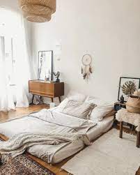 Relaxing Bed On Floor Home Decor Bedroom Diy Apartment Decor Bedroom Trends