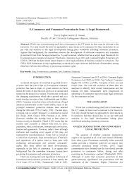 Securities exchange act of 1934. Pdf E Commerce And Consumer Protection In Iran A Legal Framework