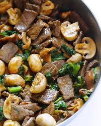 Ginger Beef Mushroom Kale Stir Fry Gimme Some Oven Healthy Meats Recipes Healthy Recipes