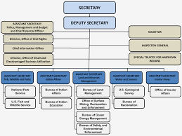 Organizational Chart Of The Interior Department Chief