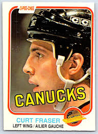 1981-82 O-Pee-Chee Curt Fraser Vancouver Canucks #334