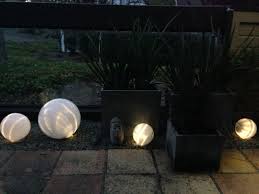 Diy Solar Globe Lights Recycled Glass Light Fixture Globes With Solar Path Lights Stake Removed Inside T Glass Light Fixture Solar Path Lights Globe Lights