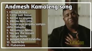 Saat ku sendiri, kulihat photo dan video bersamamu yang tlah lama kusimpan hancur hati ini melihat semua gambar diri yang tak bisa, ku ulang kembali. Andmesh Kamaleng Hanya Rindu Full Album Terbaru 2019 Youtube