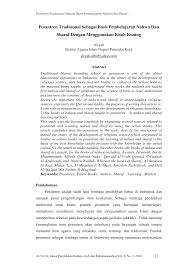 Https Media Neliti Com Media Publications 281948 Pesantren Tradisional Sebagai Basis Pemb E3046e46 Pdf