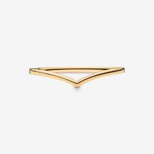 Wishbone rings are commonly made of a shaped piece of precious metal but adding diamonds and other elements to the ring adds to its beauty and also its. Polished Wishbone Ring Gold Plated Pandora Us