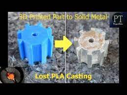 3 3d Printing To Metal Casting X2f Lost Pla Youtube 3d Printed Metal Metal Casting 3d Printing