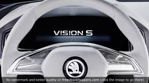 Skoda Vision S Logo 4k Wallpaper Skoda Car Wallpapers Infiniti Logo