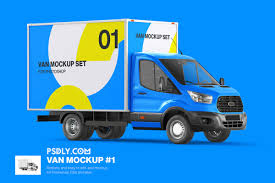Download Free Cube Van Mockup 01 Ê–