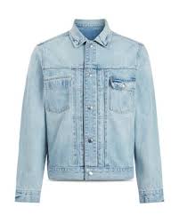 Allsaints Sagar Cotton Reversible Denim Jacket Men Bloomingdale S In 2020 Light Wash Denim Jacket Hooded Denim Jacket Denim Jacket