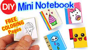So enter the world of online coloring for kids. How To Make A Mini Notebook Easy Cute Diy Craft Youtube